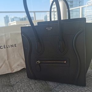 Celine Micro luggage calfskin **authentic**